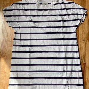 VGUC Madewell Striped T-Shirt Dress